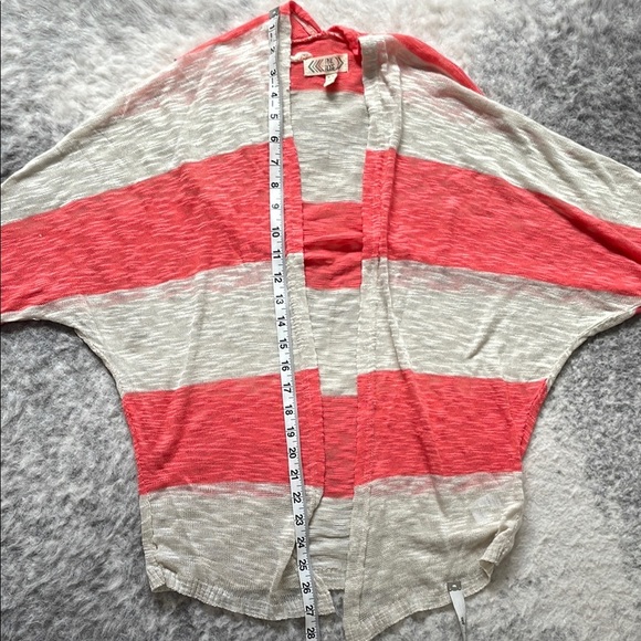 Pink Rose Striped Cardigan - Picture 9 of 9